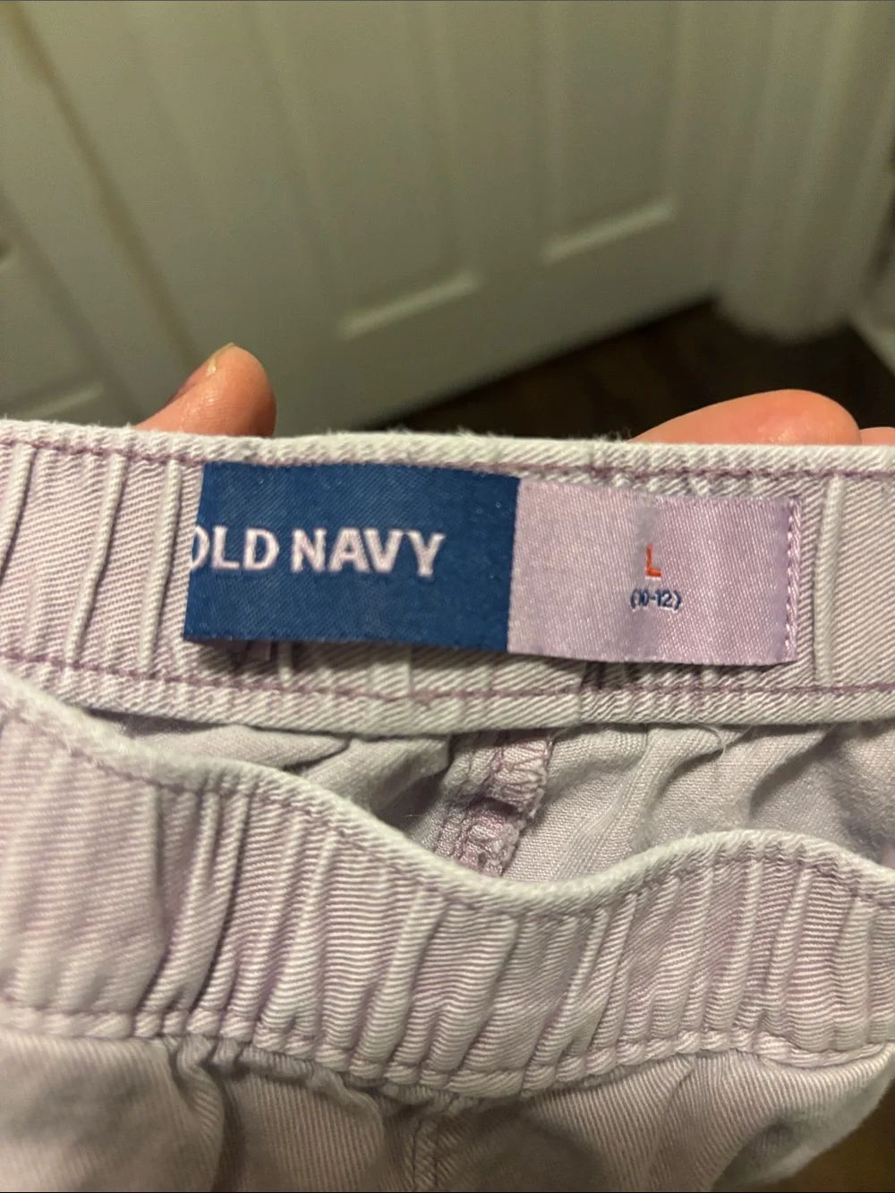 Old Navy Lavender Cargo Jogger Sweatpants